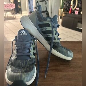 Green and Black Adidas